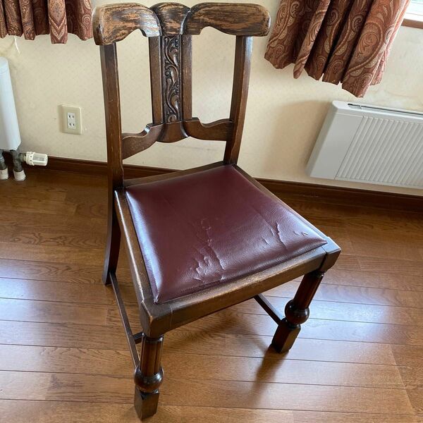 椅子 木製　アンティーク　英国製