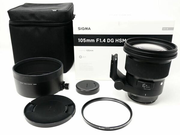 ★美品★SIGMA 105mm F1.4 DG HSM Art ★CANON EF キャノン用★シグマ★送料無料★