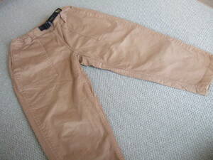 即決 ★ グラミチ キッズ クロップドパンツ 140サイズ マーキーズ 別注 ① gramicci kids shorts pants kid's ベージュ markeys markey's