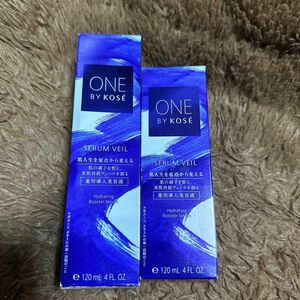 ONE BY KOSE ワンバイコーセー セラム ヴェール　美容液　120ml 2本　未使用