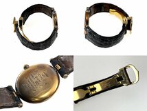 Cartier カルティエ マスト ヴァンドーム Argent クォーツ腕時計 925ケース ゴールドカラー アラビア文字盤 不動[328076_画像5