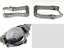 ジャンク カレンダー不良・不動 SEIKO セイコー 8F35-00A0 メンズ パーペチュアルカレンダー ダイバー デイト 黒文字盤[328080_画像4