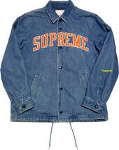 【Mサイズ】Supreme 13AW Denim Coaches jacket デニム コーチジャケット 青 インディゴ Indigo_画像8