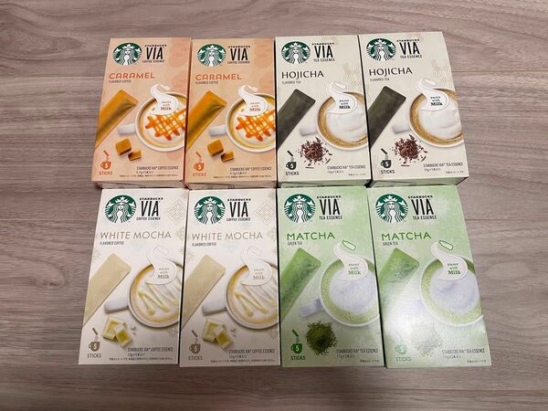 スターバックス VIA ホワイトモカ&抹茶＆ほうじ茶＆キャラメル