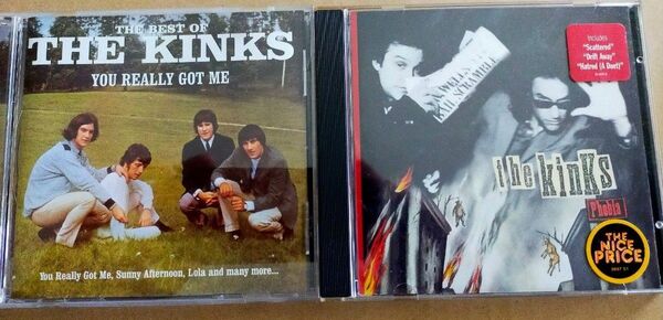 ザ・キンクス (The Kinks)「ベスト」「フォビア」輸入盤