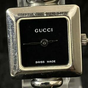 $ GUCCI 1900L レディース 腕時計 箱 ギャランティー 付き クォーツ ブラック文字盤 の画像2