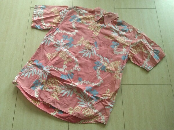 アロハシャツ/半袖シャツ　春服夏服秋服　大きいサイズXL　USED美品