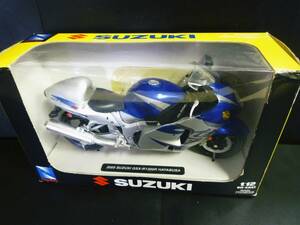 1/12 スズキ GSX-R1300R ハヤブサ SUZUKI GSX R1300R 隼 HAYABUSA　GSX1300R ブルー／シルバー　2005 鈴木自工 　ニューレイ NewRay