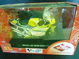 ギロイ 1/10 ホンダ NSR500 ルマンGP ロッシ ＃46 HRC HONDA 2001 MotoGP Guiloy ビッグスケール ☆メタルダイキャスト