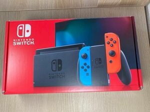 Nintendo Switch Joy-Con （L）ネオンブルー/（R）ネオンレッド 新モデル ニンテンドースイッチ 一式 美品