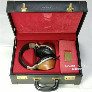 SONY Sony MDR-R10 high class headphone stereo headphone air-tigh type head exclusive use trunk case attaching owner manual equipped build-to-order manufacturing serial number 