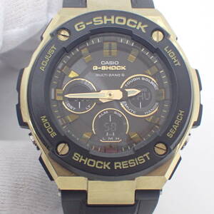 (763) 1円~ CASIO Gショック GST-W300G カシオ G-SHOCK 電波ソーラー