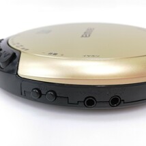 107 AIWA アイワ ポータブルCDプレーヤー XP-A20 CDプレーヤー ゴールド 金色 イヤホン付き CD再生確認済 動作品_画像5