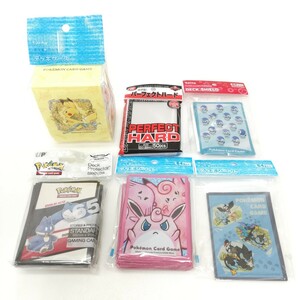 118 unopened have Pokemon Card Game deck shield sleeve deck case together Lucky pk Lynn pi comb - mold gonKMC sleeve attaching 