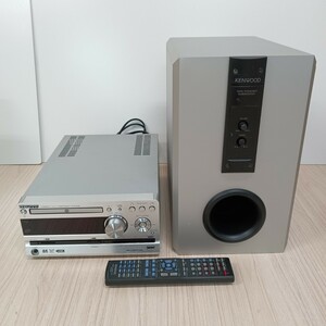 B43 Kenwood KENWOOD CD deck CD player RD-UDE77 speaker set powered subwoofer SW-40HT CD only operation verification ending 