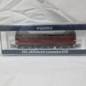◆TOMIX Nゲージ 鉄道模型 2113 EF81形 電気機関車  訳アリ ケース付きの画像1