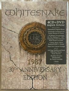 WHITESNAKE 1987 30th Anniversary Edition リマスター 5枚組 DVD Box Set ライヴ 30周年記念