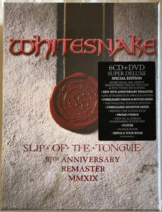 WHITESNAKE Slip Of The Tongue 30th Anniversary Remaster MMXIX リマスター 6枚組 DVD Box Set ライヴ