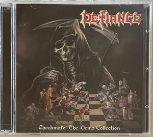 DEFIANCE Checkmate The Demo Collection VIC Records US リマスター スラッシュ・メタル 2枚組 HEATHEN 80年代