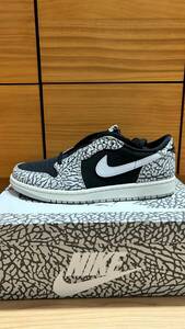 NIKE AIR JORDAN 1 RETRO LOW OG 26.0CM &#34;BLACK CEMENT&#34; CZ0790-001