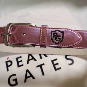 【未使用】PEARLY GATES パーリーゲイツ　ロゴ押しベルト