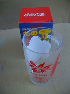 コカ・コーラ　ものしりグラス　LakePlacid'80　グラス　