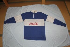 長袖シャツ　ラガーシャツ　Cocacola coke