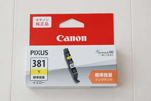 ＜ キヤノン 純正 ＞ Canon PIXUS インクカートリッジ BCI-381 Y イエロー 1個 ＜ 未使用 ＞