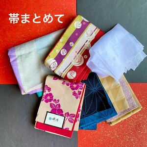 半幅帯 帯 浴衣 ゆかた まとめて 着物 和装小物 夏祭り 花火大会 夏 かわいい おしゃれ レディース レンタル レトロ 日本製 へこ帯 和柄 