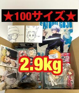 ★1,000円スタート★ 人気アニメ グッズ 100サイズ 大量 2.9kg まとめ ブルーロック 呪術廻戦 ハイキュー HUNTER×HUNTER ワンピース 等