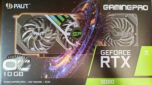 【グラフィックボード】Palit GeForce RTX 3080 GamingPro 10GB GDDR6X【正常動作品】