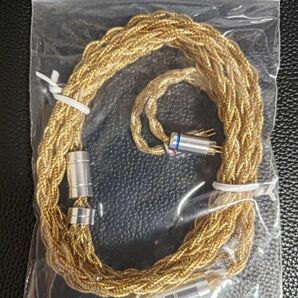 【リケーブル】NICEHCK 福袋 ケーブル 金色銀メッキ単結晶銅(OCC)+銅箔 3.5mm 2pin