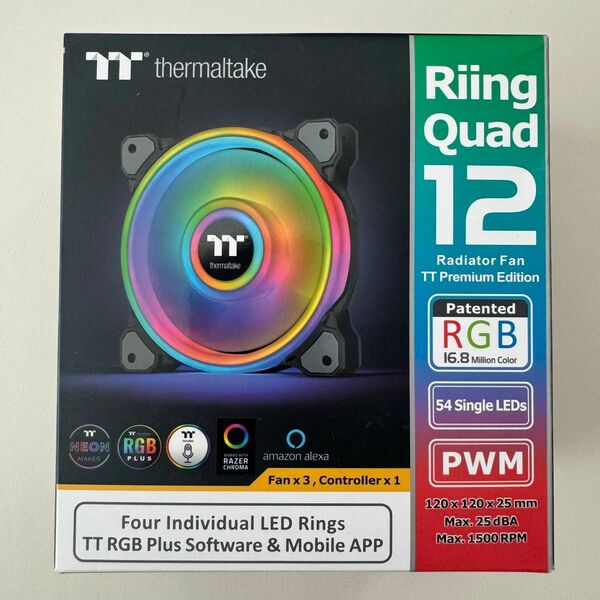 Riing Quad PLUS 12 RGB 3Pack THERMALTAKE