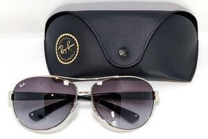 ●Ray-Ban レイバン●サングラス RB3386 003/8G 67□13●シルバー×グレー ケース付 ITALY