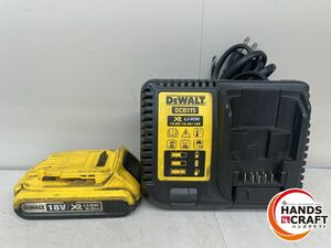 ♪DeWALT DCB115/DCB183 18Vバッテリ・充電器セット デウォルト【中古】