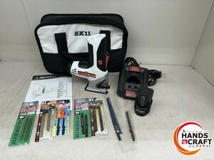 ♪ SK11 SMS-108V-13LI 10.8V 充電マルチソー 充電器替刃多数【中古】