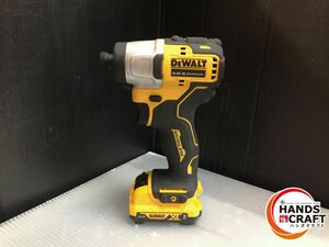 ▼【中古】DEWALT　インパクトドライバ　DCF801　10.8Vバッテリー付き【店頭展示】