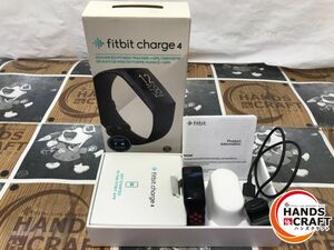 ◆【中古品】Fit bit　charge4 スマートウォッチ　ブラック