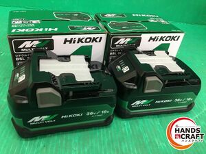 ☆2個セット☆ハイコーキ HIKOKI　マルチボルト蓄電池　36V2.05Ah/18V5.0Ah 残量表示付　BSL36A18X　未使用　純正品