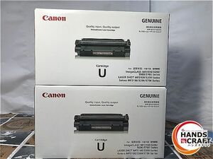 ◆ 【未使用】CANON トナーカートリッジ CRGーU 2個セット MF100/3200/5600/5700