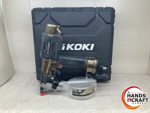 ♪HiKOKI WF4HS 高圧ねじ打機 オイル・工具・防護メガネ付 ハイコーキ【中古】