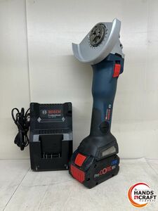 ♪ BOSCH ディスクグラインダ 中古 GWX18V-10SC 充電器 バッテリー1個 【中古】