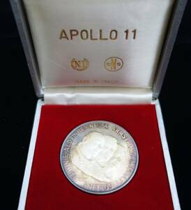Y277◆アポロ11号/記念銀メダル