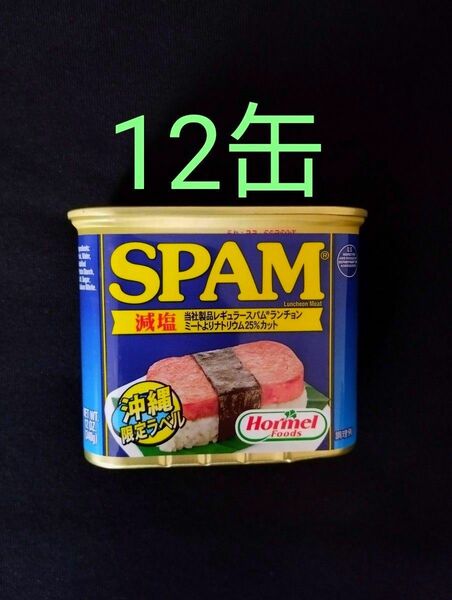 SPAM スパム 減塩 340g 12缶