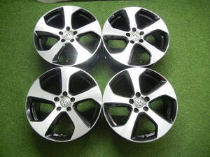 （MS0009）VW フォルクスワーゲン ゴルフ7 GTI 純正 アルミホイール 18ｘ7.5J +49/ 5穴112 4本セット 中古