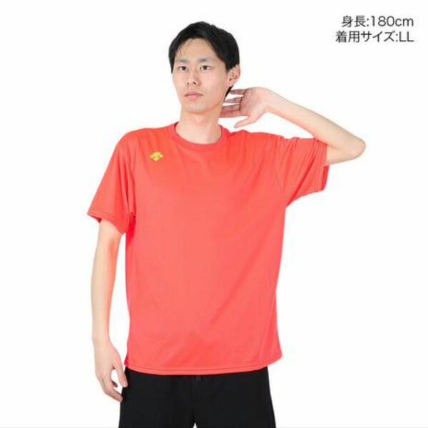 デサント　Tシャツ　オレンジ　新品　S