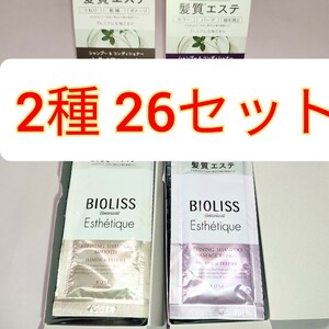 26　SS ビオリス ボタニカル エステティーク シャンプー&コンディショナー B なめらかスムース C ダメージリペア　BIOLISS サロンスタイル