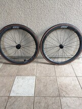 ZIPP 303 Firecrest チューブレス ディスクブレーキ ホイールセット シマノフリー11S 対応 （難あり）_画像1