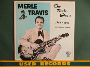 Merle Travis ： Radio Shows 1945-1946 LP (( ブルーグラス C&W カントリー Country Bluegrass / 落札5点で送料当方負担