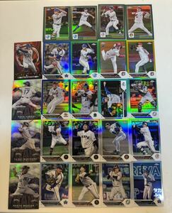 2023 TOPPS NPB CHROME ベースボールカード　インサートカード&ベースカード（リフラクターパラレル）寄せ集め